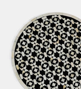 Home Deco and More Chess Iron Side Table, Packshot View Home Deco and More Chess Iron Side Table, Packshot View