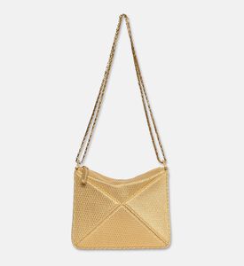 Mlouye Flex Suede Top Handle Mini Bag, Gold, Packshot View