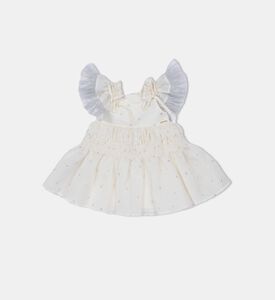 Snowflake Elastic Band Flared Dress