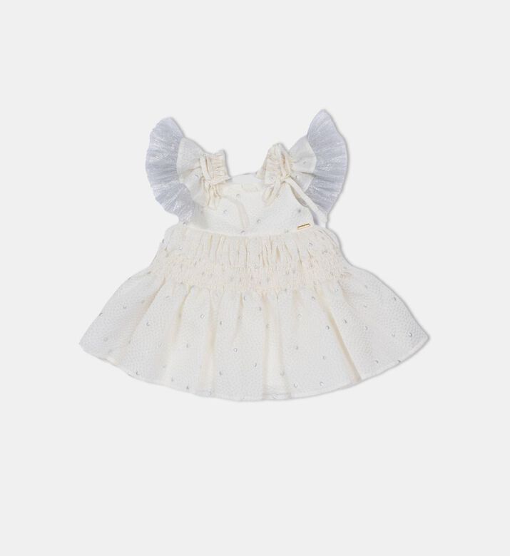 Snowflake Elastic Band Flared Dress