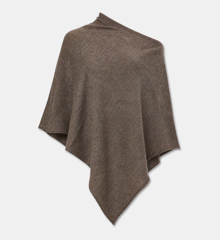 Galeries Lafayette Knit V-neck Sleeveless Poncho, Packshot View