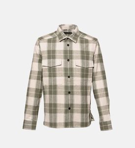 قميص قطني بصف أزرار