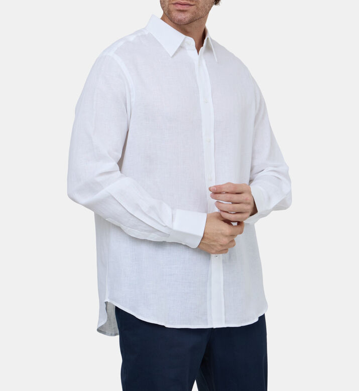 قميص ماريو كتان بأزرار