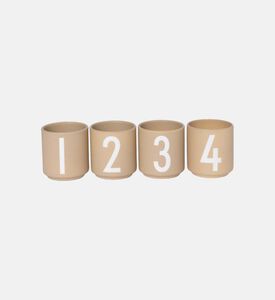 Numbers Espresso Mini Cups 4-piece Set