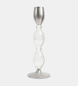 Byleasfeir Glass Elongated Design Candleholder, Packshot View