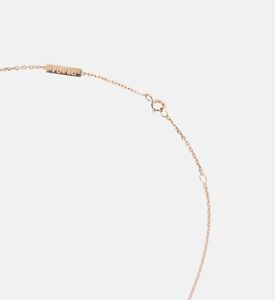 قلادة ذهب 18 قيراط مرصعة بألماس