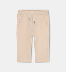 Organic Cotton Fleece Knot-detail Trousers