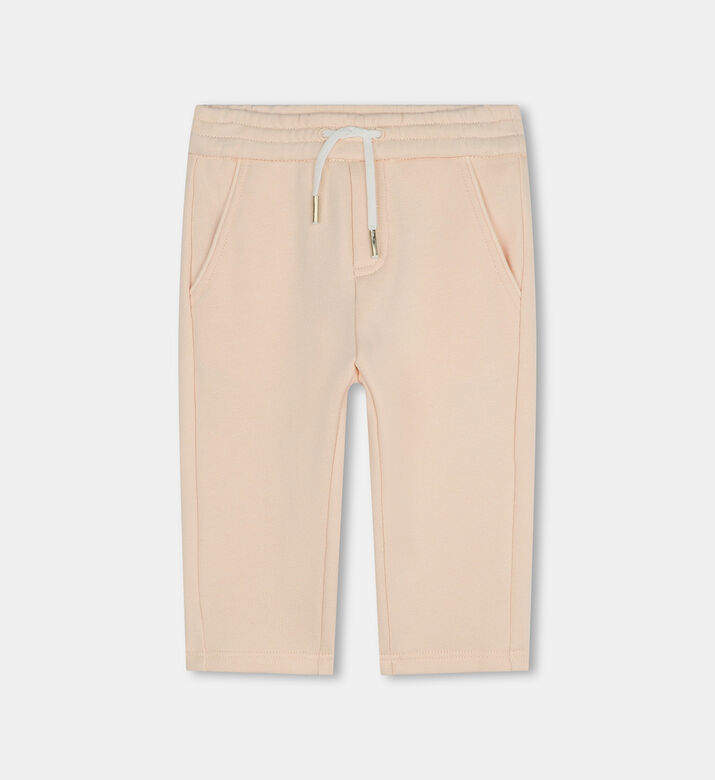 Organic Cotton Fleece Knot-detail Trousers