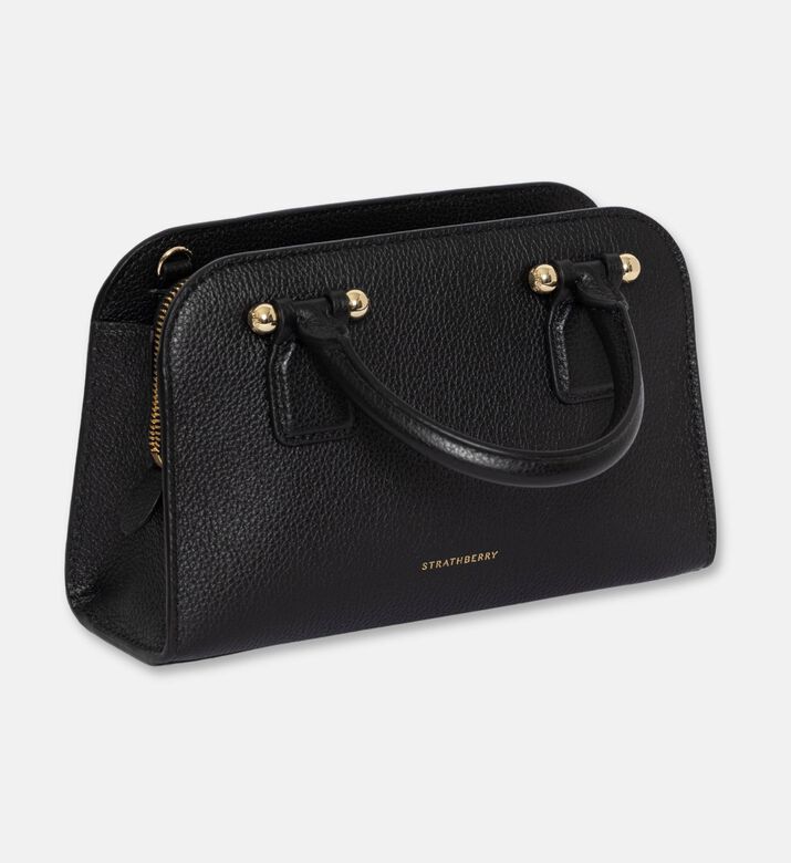 Strathberry Bag Georgia Mini, Black, Packshot View