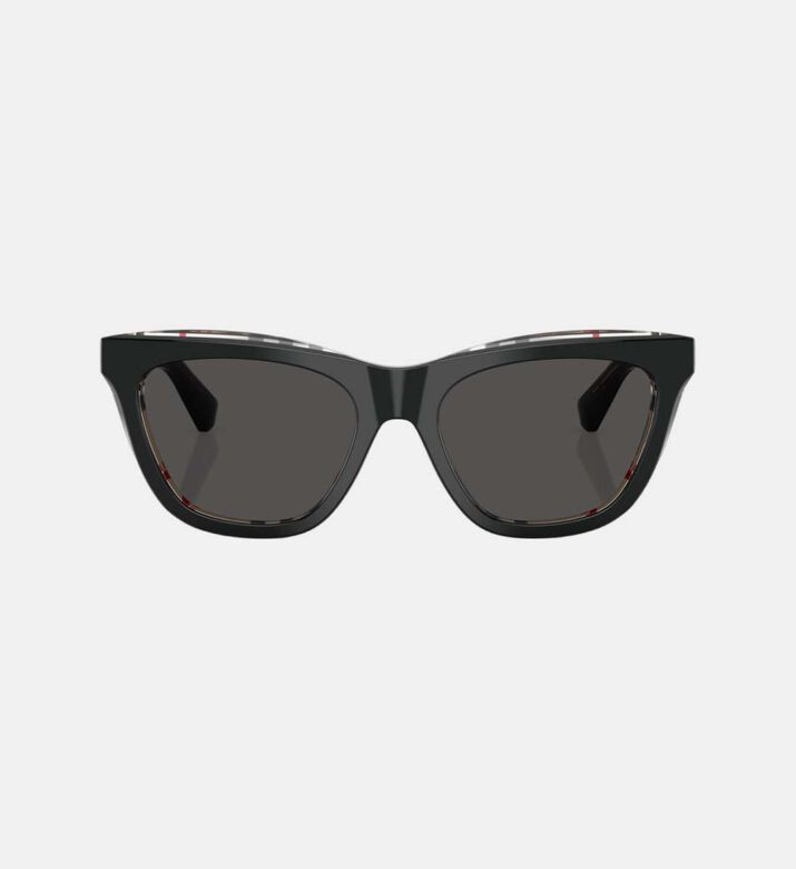 Cat Eye Polished Sunglasses 53
