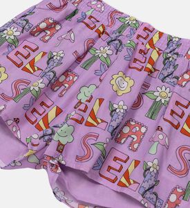 All-over Graphic Print Shorts