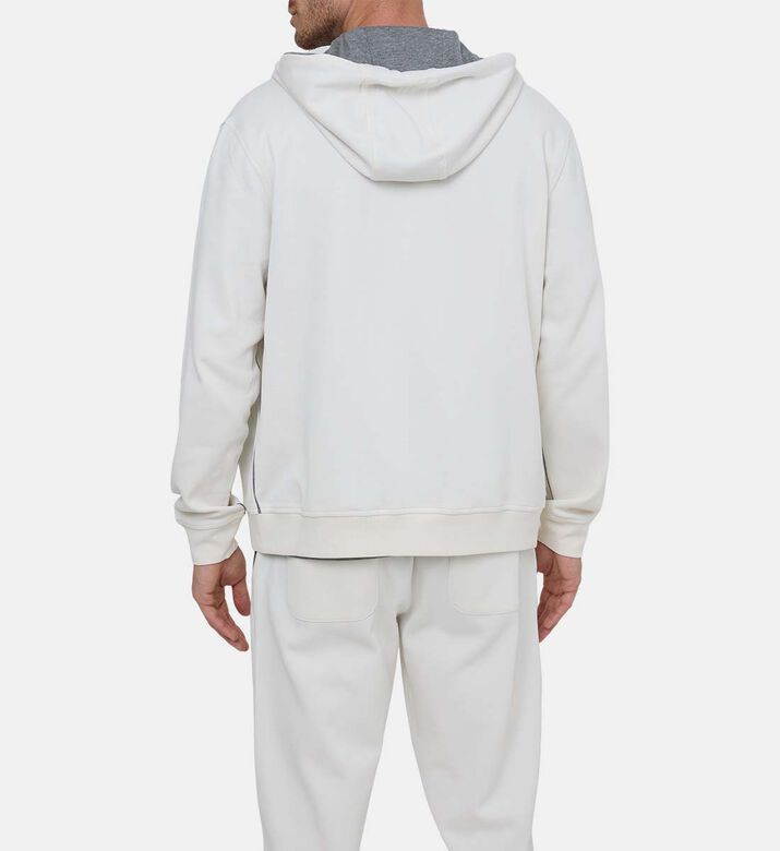 Technical Fabric Zip-up Closure Jacket