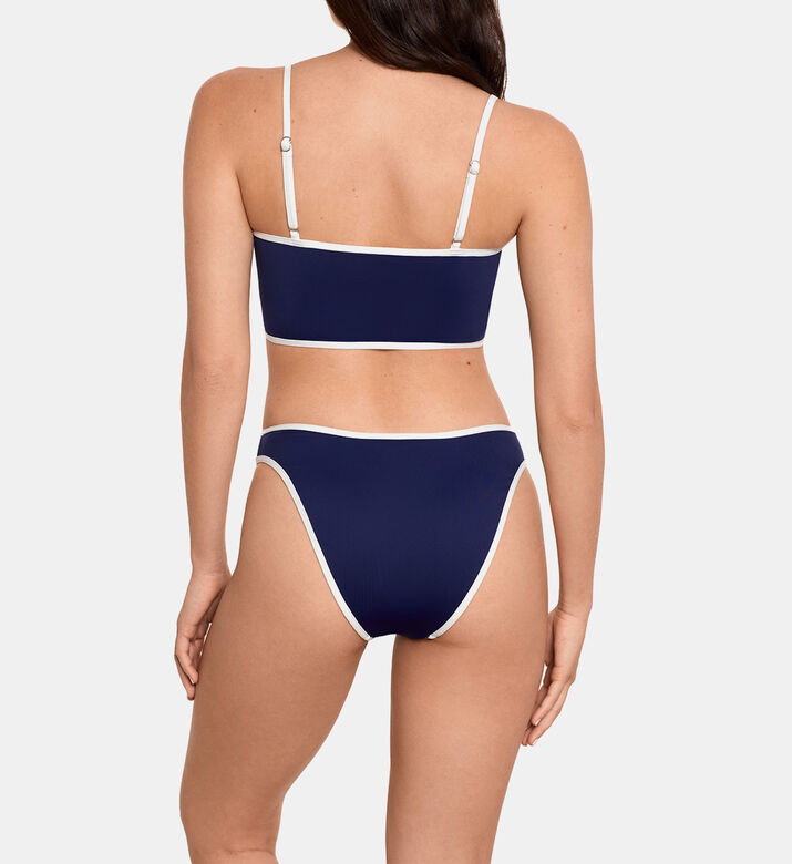 Logo Cropped Cami Swimsuit Top