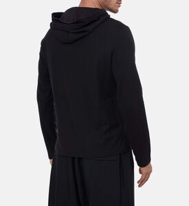 Vince Pima Long-sleeve Regular-fit Hooded Sweater, Model View