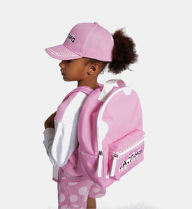 قبعة تويل قطني بلوغو للبنات