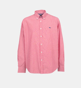 Cotton-blend Alternating Stripes Shirt