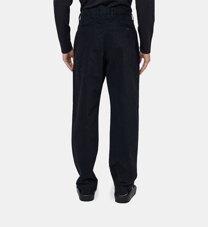 بنطال قطن مستقيم الساقين