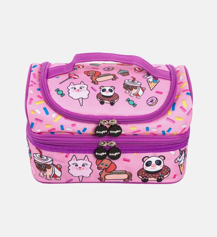 Animal-print Multi-compartment Lunch Bag