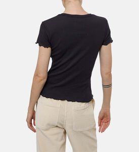 Maison Labiche Folies Scalloped Edges Top, Model View