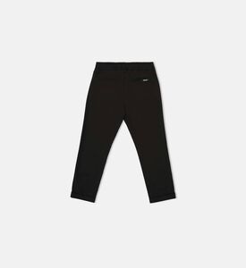 Elasticated Waistband Cotton-blend Pants