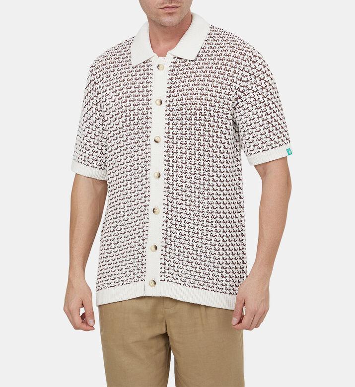 Knit Button Down Polo Shirt Knit Button Down Polo Shirt