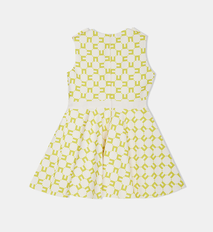 Girl Monogram Sleeveless Dress