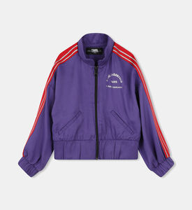 Striped Sleeves Jacket