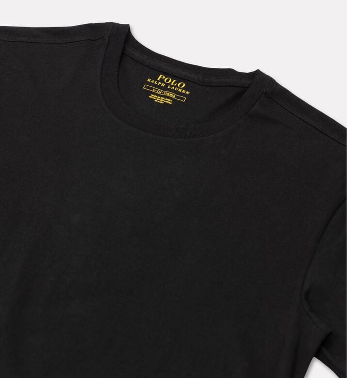 Ralph Lauren Cotton Regular-fit Crewneck T-shirt, Black, S, Packshot View