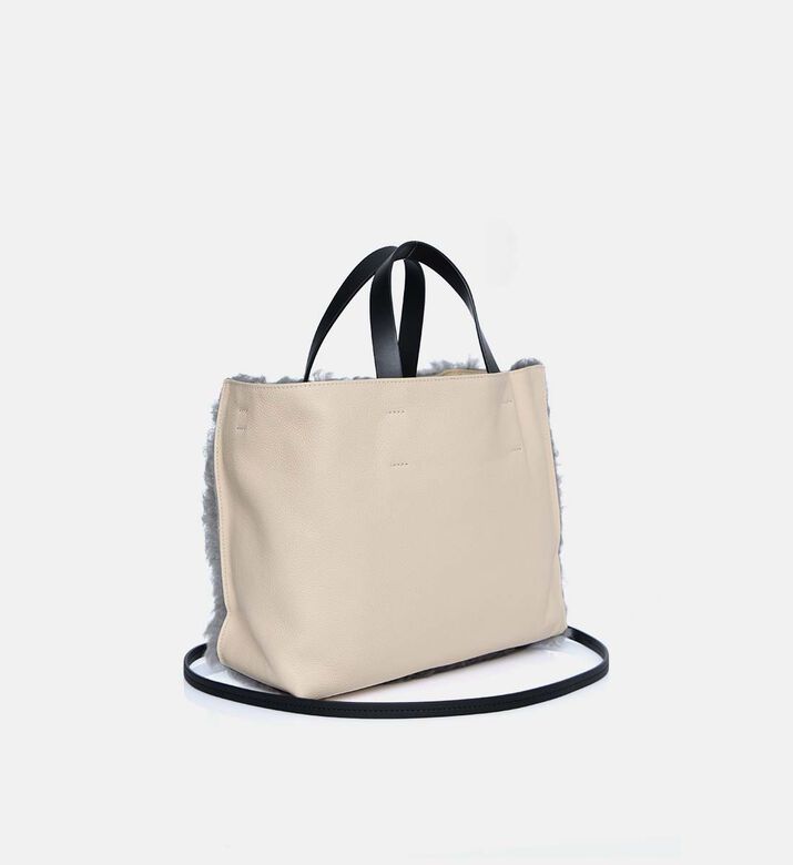 Furry Top Handle Bag