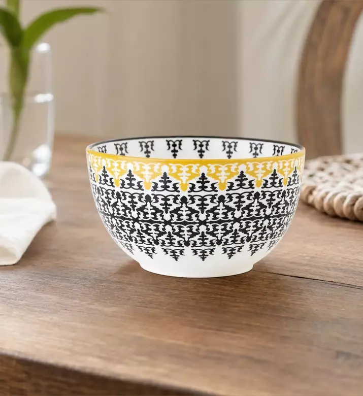 Images D'Orient Safra Porcelain Round Bowl S, Model View