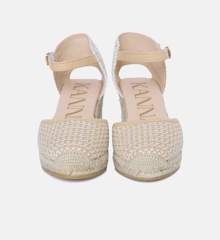 Black Wedge Heel Sandals