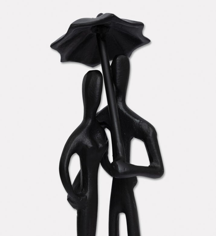 Home Deco and More Couple Umbrella Figurine Sculpture, Packshot View