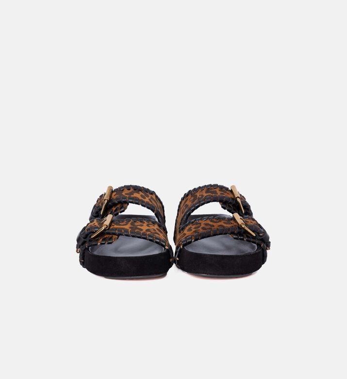 Lennyo Leather Open-toed Sandals
