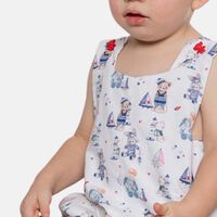 Damien Cotton All-over Print Dungaree