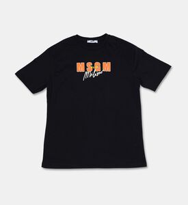 MSGM Cotton Front Logo T-shirt, Packshot View