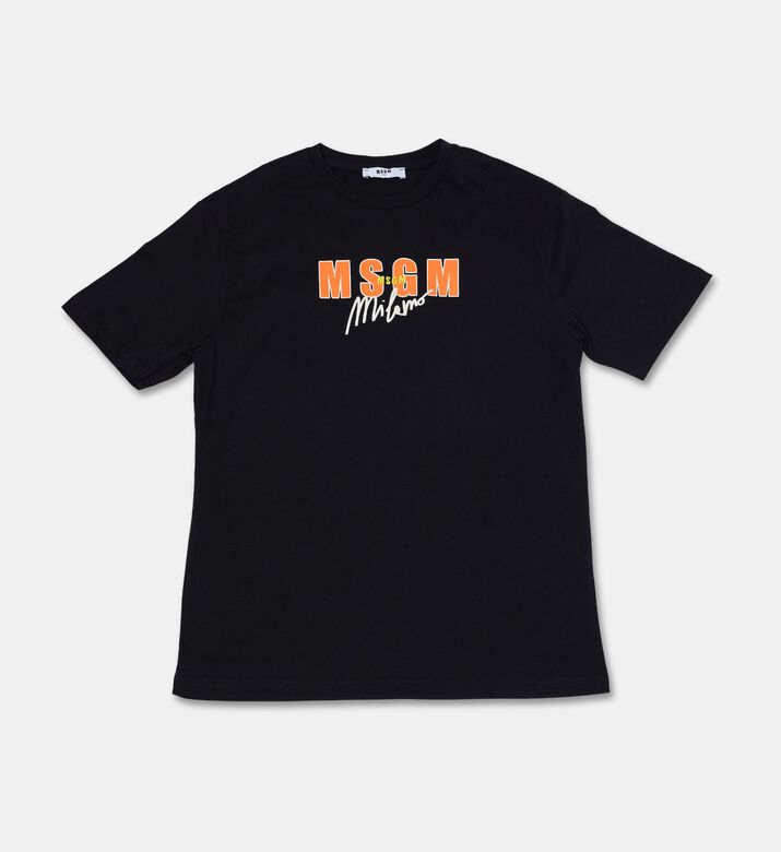 MSGM Cotton Front Logo T-shirt, Packshot View