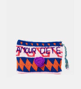 حقيبة يد بمقابض خيزران