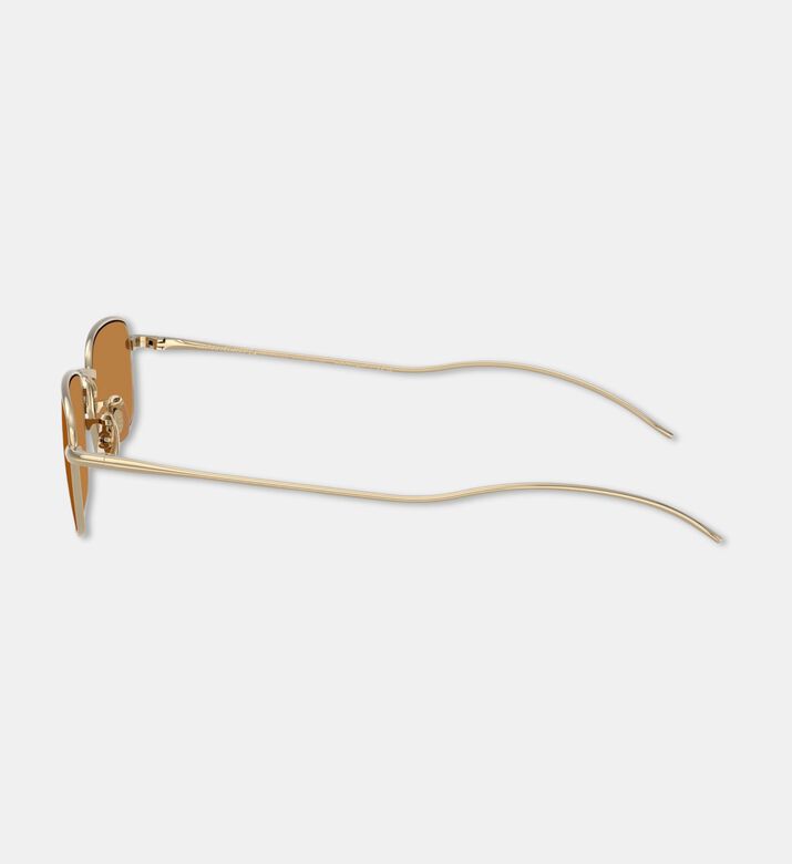 Oliver Ross Rectangular-shaped Metal Gold Frame Sunglasses, Packshot View