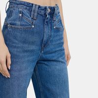 Wide-leg Denim Pants