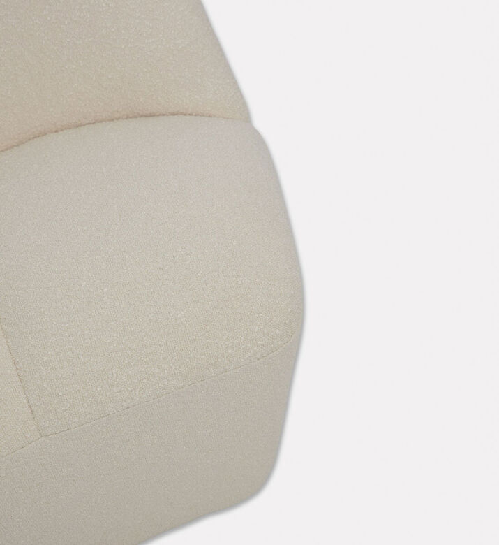 Home Deco and More Pettal Lounge Chair, White, Packshot View