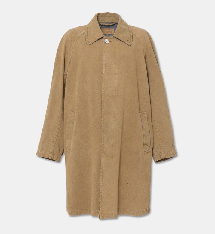 MM6 Button Closure Long-sleeve Coat, Packshot View