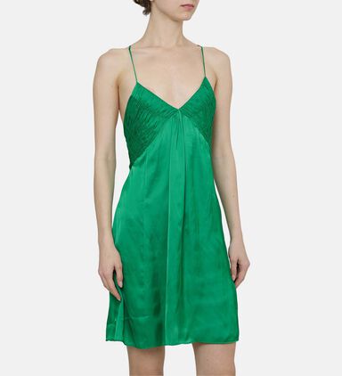 Rayonna Satin Mini Dress