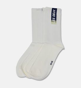 Les Deux Logo-embroidery Socks, Packshot View