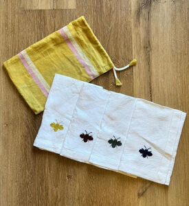 Tohfa Luxe Napkin S4 Bee White, Packshot View