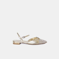Grace Glittered Fla Heel Sandals