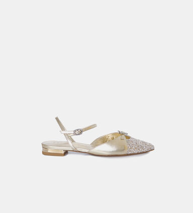 Grace Glittered Fla Heel Sandals