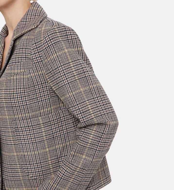 Scotland Wool Checkered Jacket Scotland Wool Checkered Jacket