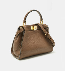 Fendi Preowned Fendi Brown Mini Peekaboo Top Handle Bag, Packshot View