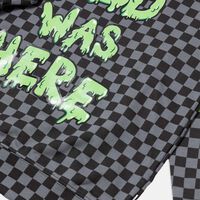 Dbd Was Here Check Print Sweatshirt