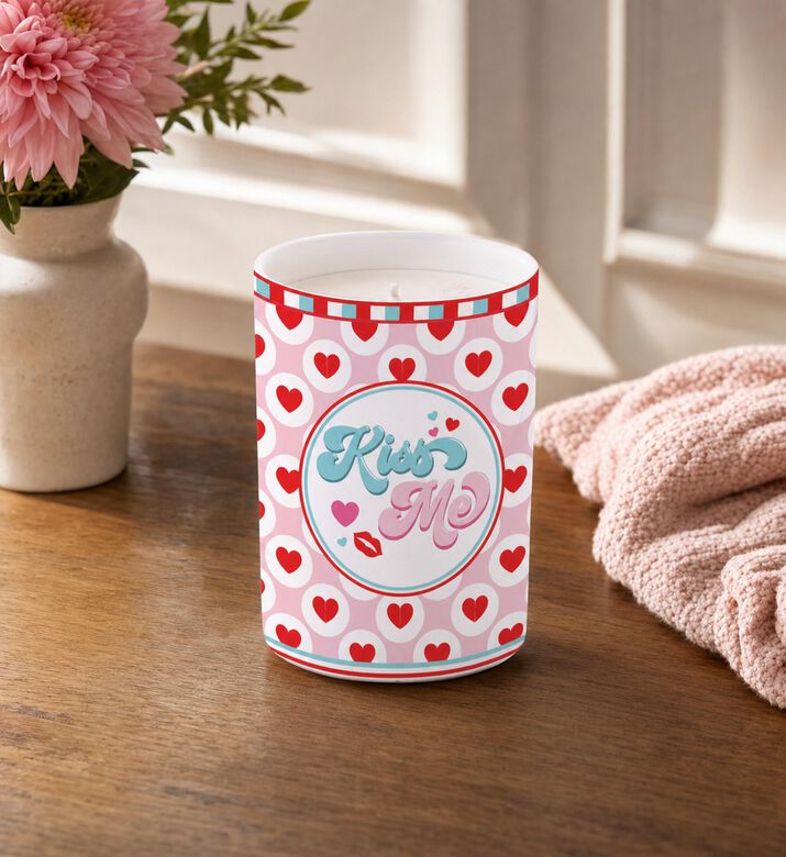Easy Life Cylindrical-shape Scented Candle Jar, Model View